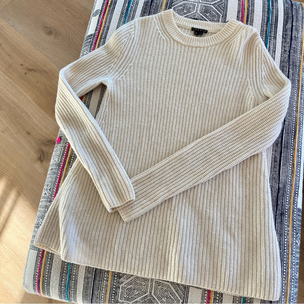 Theory Barda Fine Haven cashmere and wool blend sweater